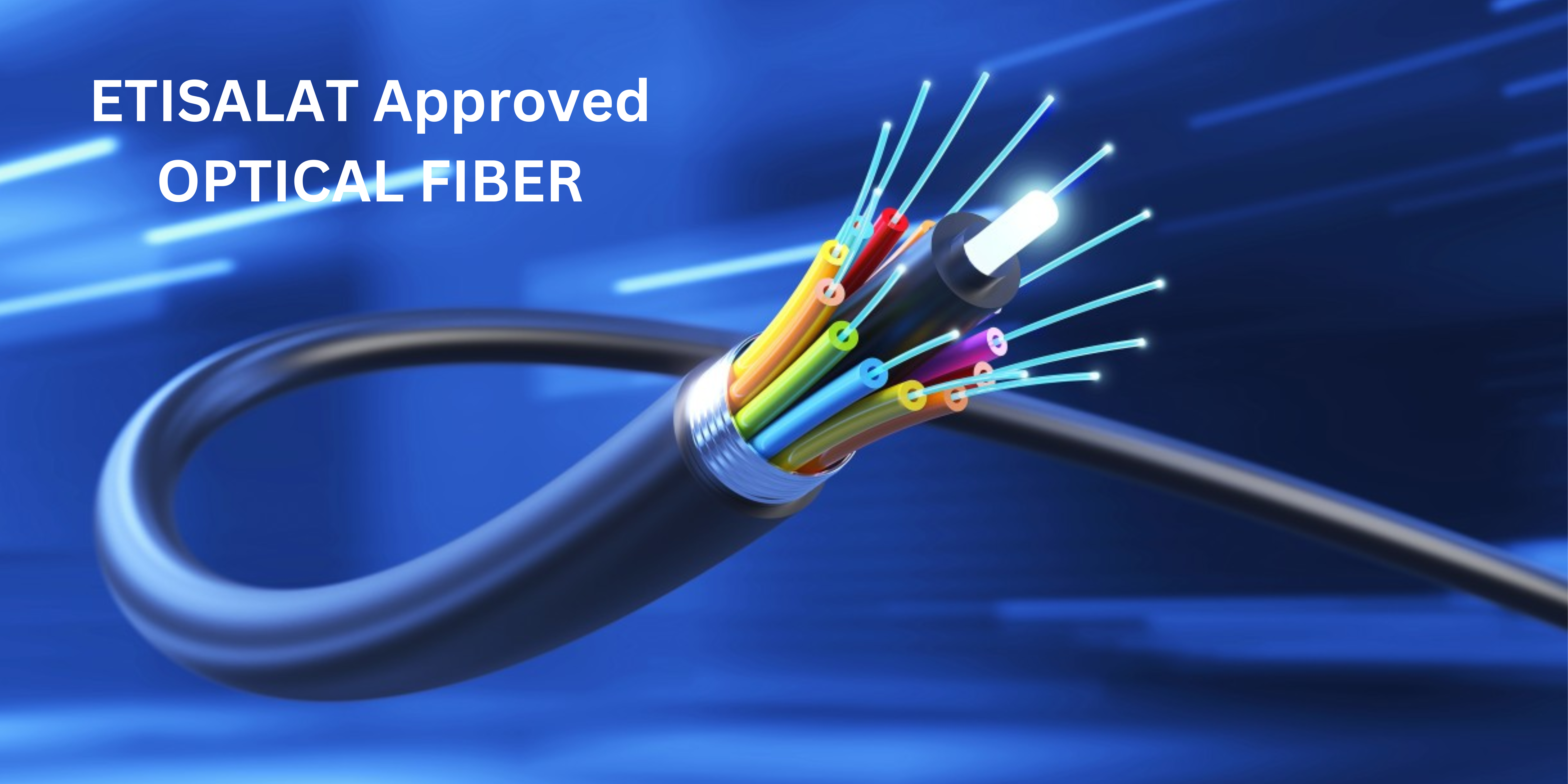 Optical fiber cabling in Umm Al Quwain